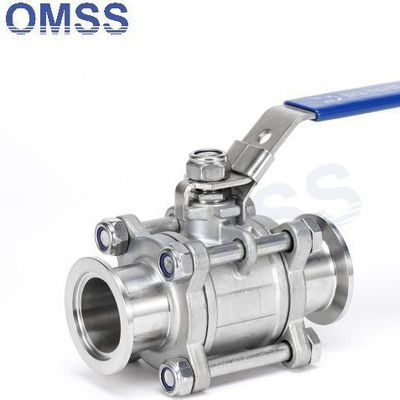 KF/NW Alto vácuo 3 peças válvula de esfera Ambos os lados Flange para semicondutor manual 2 Way Straight válvula pneumática
