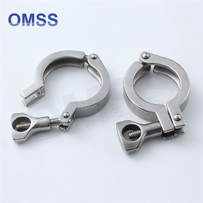 SS304 Single Pin Clamp Sanitário Grade de Alimentação de aço inoxidável Tri Clamp 1.5&quot; 2&quot; 3&quot;
