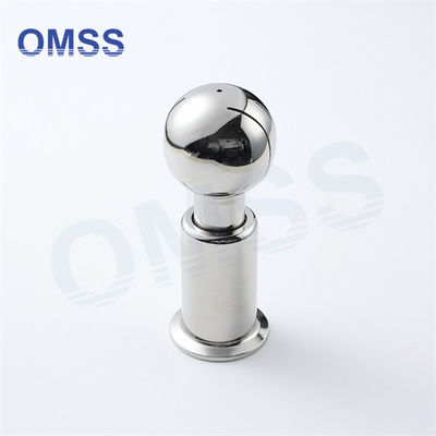 Tri Clamp Spray Ball Alta Pressão Ferro Inoxidável Fixa Rotativa Spray Head Bola de Limpeza