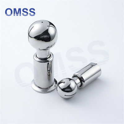 Tri Clamp Spray Ball Alta Pressão Ferro Inoxidável Fixa Rotativa Spray Head Bola de Limpeza