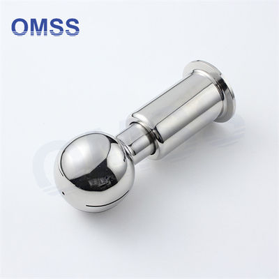 Tri Clamp Spray Ball Alta Pressão Ferro Inoxidável Fixa Rotativa Spray Head Bola de Limpeza