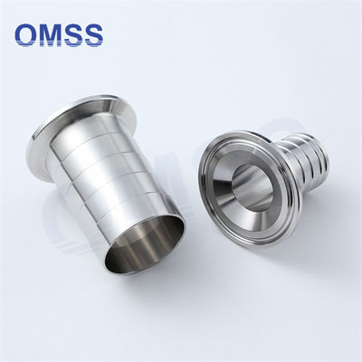 14MPHR Tri Clamp Acessórios sanitários Adaptador de mangueira de borracha 3a SS316l Ferrule de 1,5&quot;