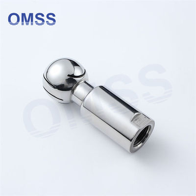 Ss316l Esferas rotativas de pulverização masculina de aço inoxidável de alta pressão dn15 Esferas sanitárias de limpeza de tanques