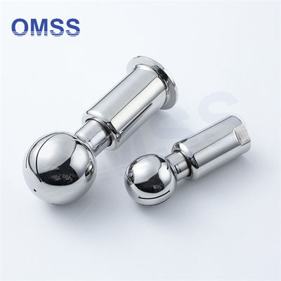 Ss316l Esferas rotativas de pulverização masculina de aço inoxidável de alta pressão dn15 Esferas sanitárias de limpeza de tanques