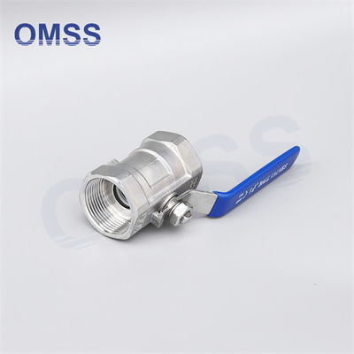 Tri Clamp Ball Valve 3A 1&quot; Sanitário 3PC Manual sem retenção motorizado com plataforma alta