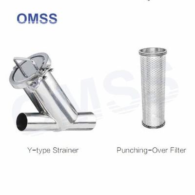 Tri Clamp Filtro Sanitário de aço inoxidável Filtro do tipo Y para tratamento de água