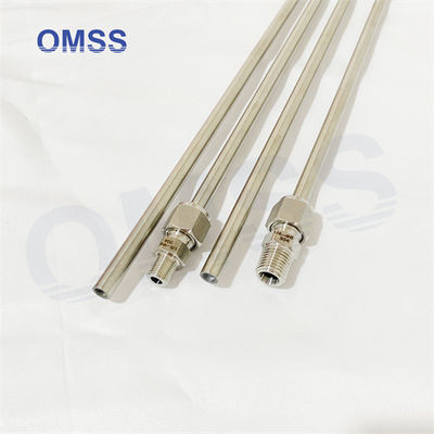 316L EP Fittings Fittings de tubos ultra limpos Tubos capilares de aço inoxidável de 1 mm com fio macho ou fêmea
