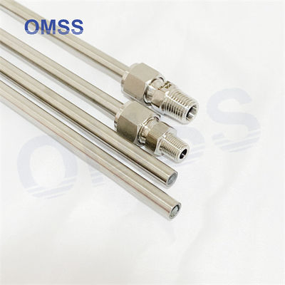 316L EP Fittings Fittings de tubos ultra limpos Tubos capilares de aço inoxidável de 1 mm com fio macho ou fêmea