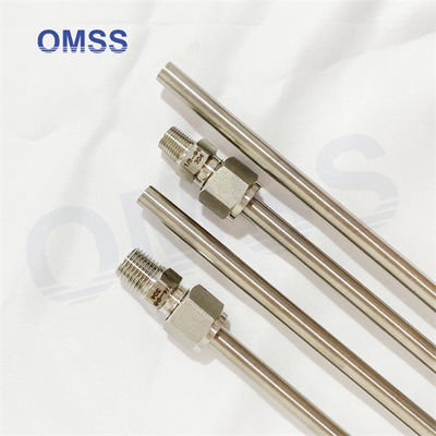 316L EP Fittings Fittings de tubos ultra limpos Tubos capilares de aço inoxidável de 1 mm com fio macho ou fêmea