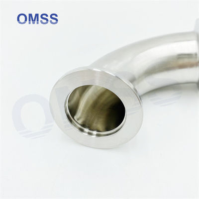 Fittings de vácuo KF 25 de aço inoxidável Fittings de flange de vácuo de cotovelo de 90 graus