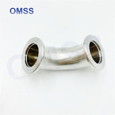 Fittings de vácuo KF 25 de aço inoxidável Fittings de flange de vácuo de cotovelo de 90 graus